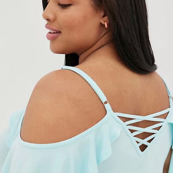 FLUTTER SLEEVE TANK - Picture 5 of 7